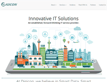 Tablet Screenshot of digicon.com